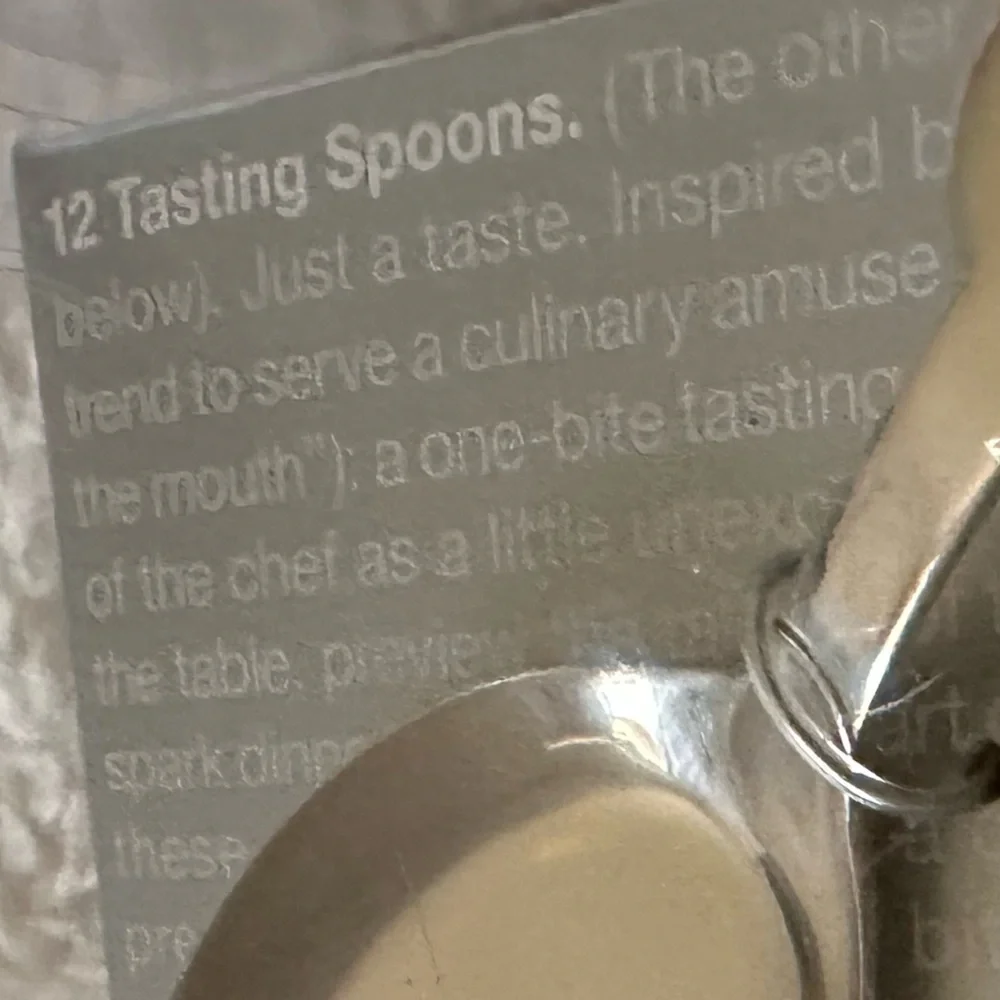 Crate & Barrel 12 Tasting Spoons